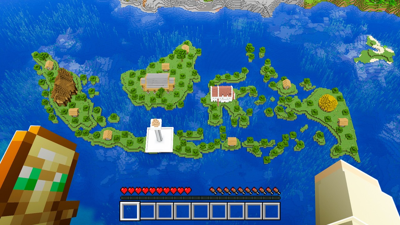 Aku Membangun Indonesia Selama 100 Hari di Minecraft