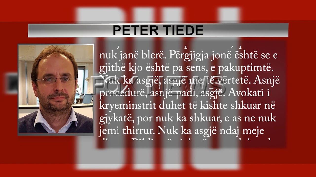 EKSKLUZIVE/ Peter Tiede nxjerr &lsquo;blof&rsquo; Ram&euml;n: Asnj&euml; denoncim s'ka b&euml;r&euml; ndaj meje dhe gazet&euml;s &ldquo;Bild&rdquo;