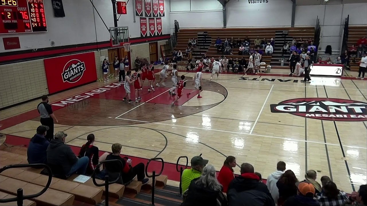 Mesabi East Boys Basketball vs Int. Falls 2/6/2026