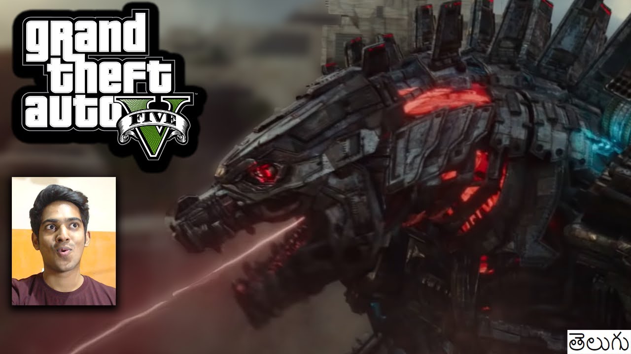 Mechagodzilla Attacks Los Santos! | CSB's GTA 5 Monsterverse | Telugu