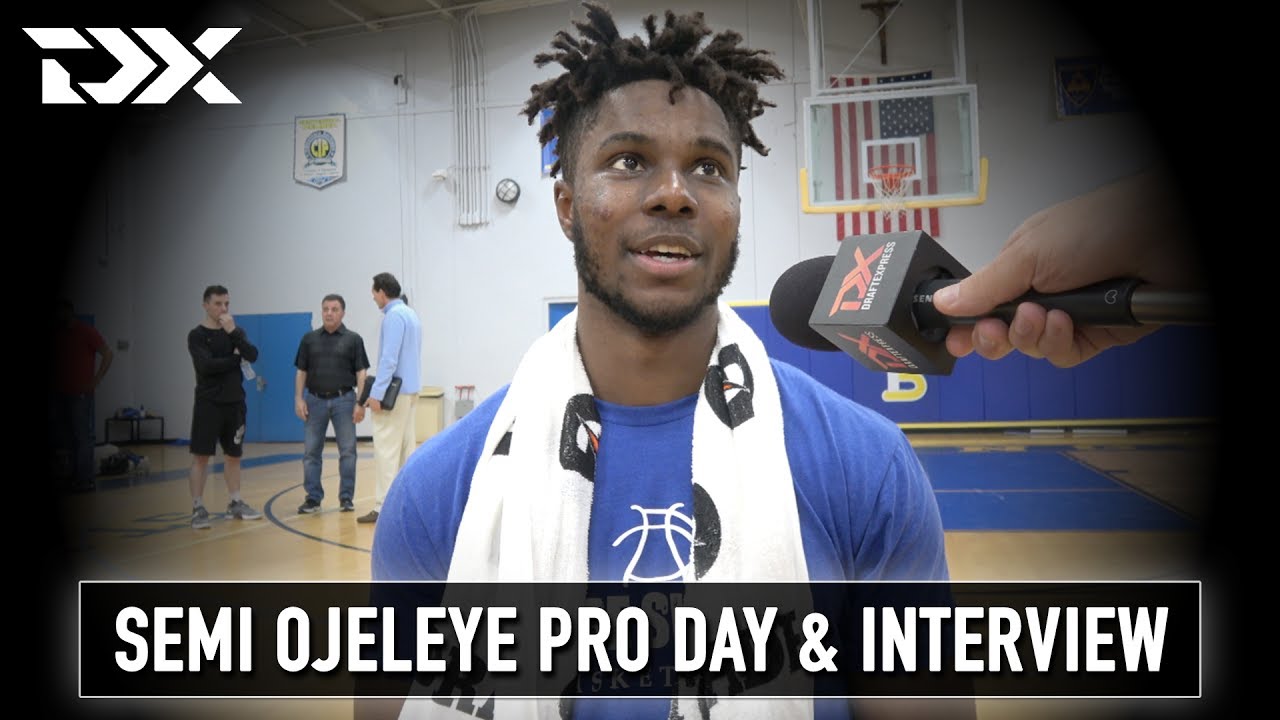 Semi Ojeleye Pro Day Workout and Interview