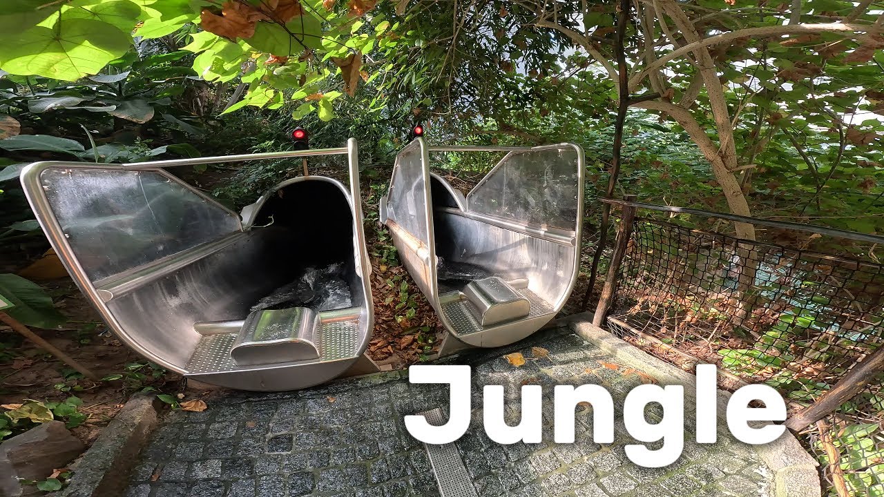 Jungle | Lagoon | Water Slide in Water Park Tropical Islands Germany, POV 4k