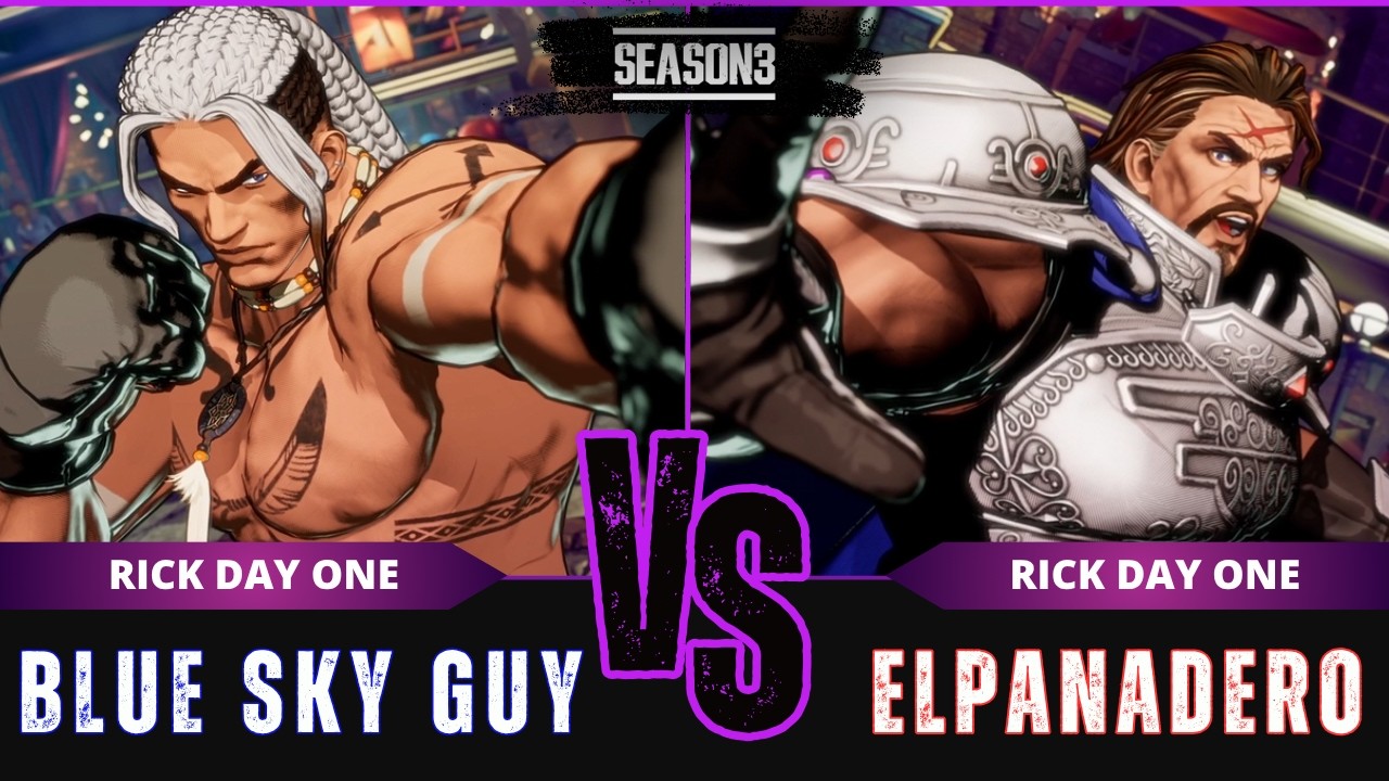 FF:CotW 🥊 BLUE SKY GUY (Rick Strowd) vs ELPANADERO (Krauser)🪶Replay Match - FATAL FURY: CotW - 7/26