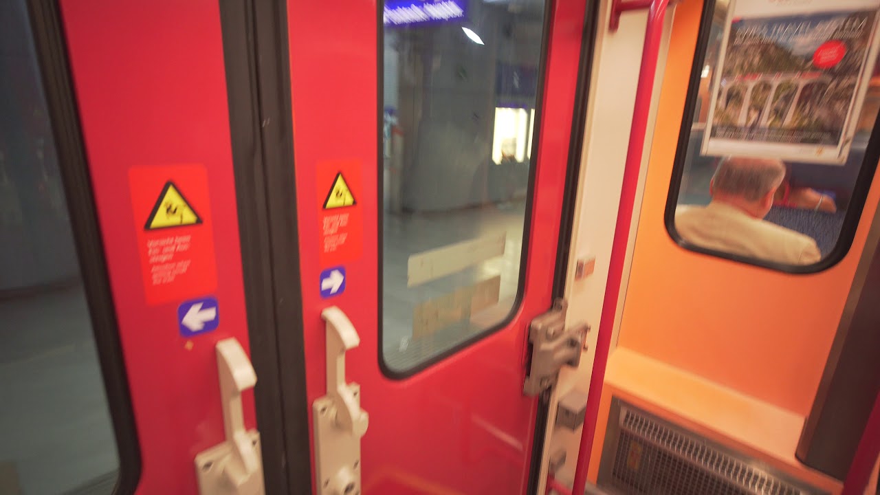 Austria, train ride from Rennweg to Vienna Bio Center St.Marx