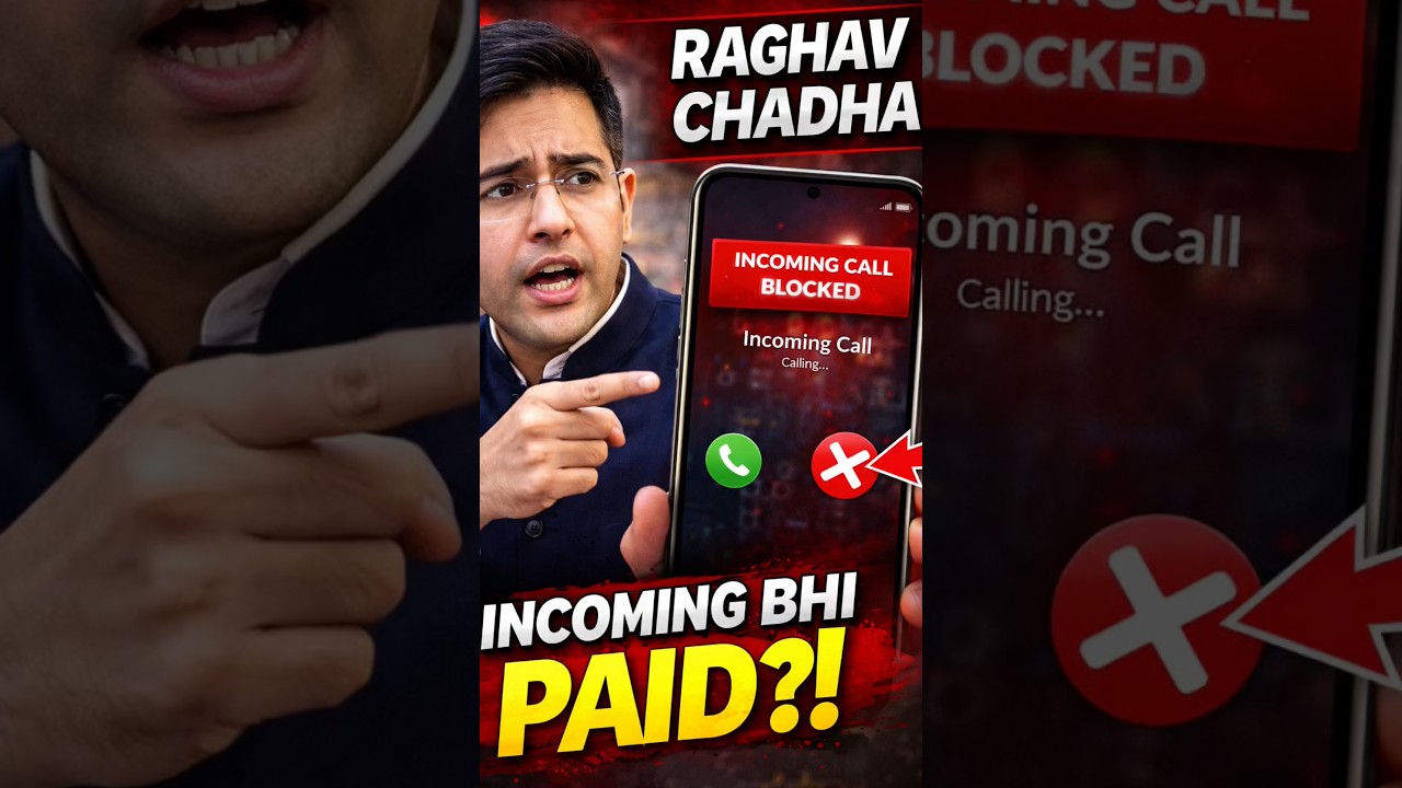 Raghav Chadha Exposed Telecom Companies #shorts  #viralshort #trendingshorts #reacharge