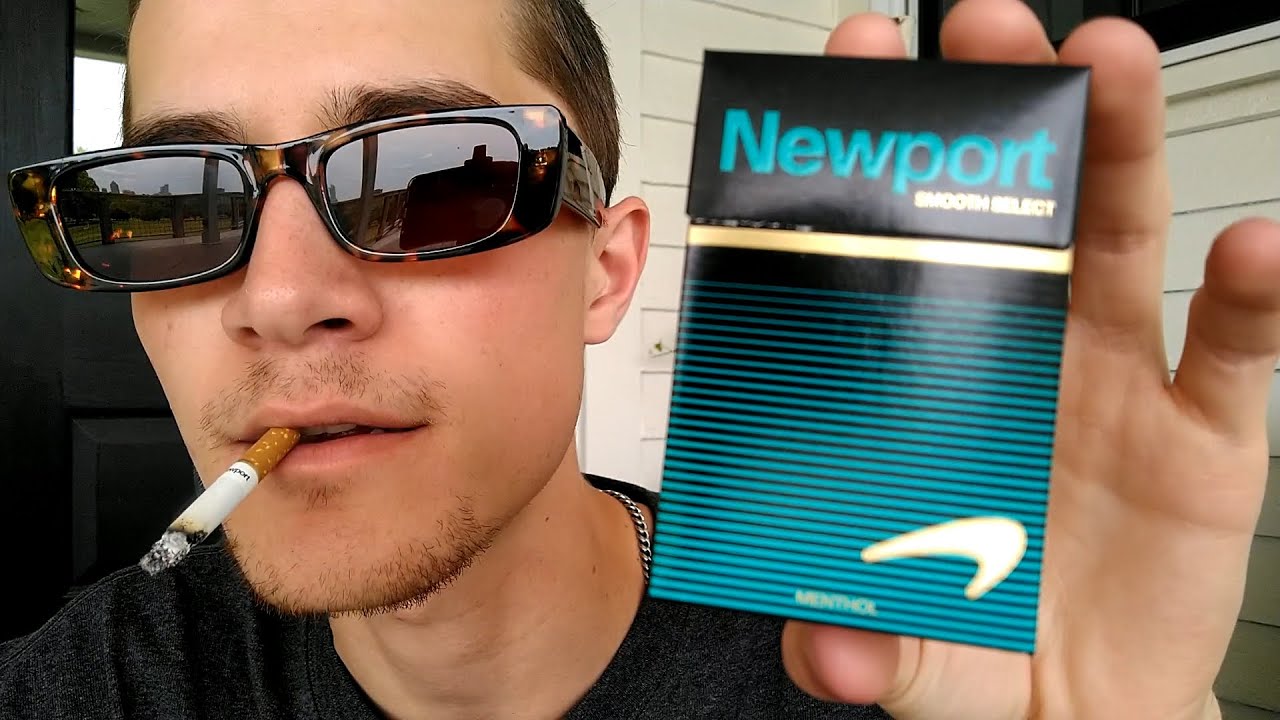 Smoking a Newport Smooth Select Menthol Cigarette - Review