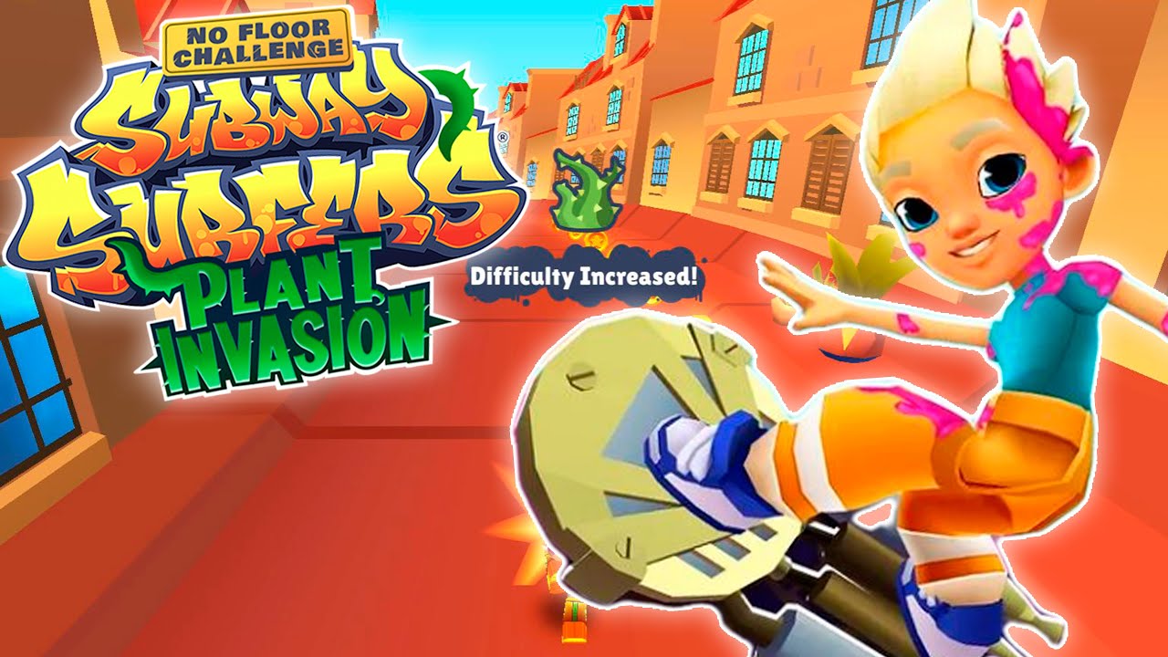 Subway Surfers Plant Invasion: No Floor Challenge in BARCELONA 2023