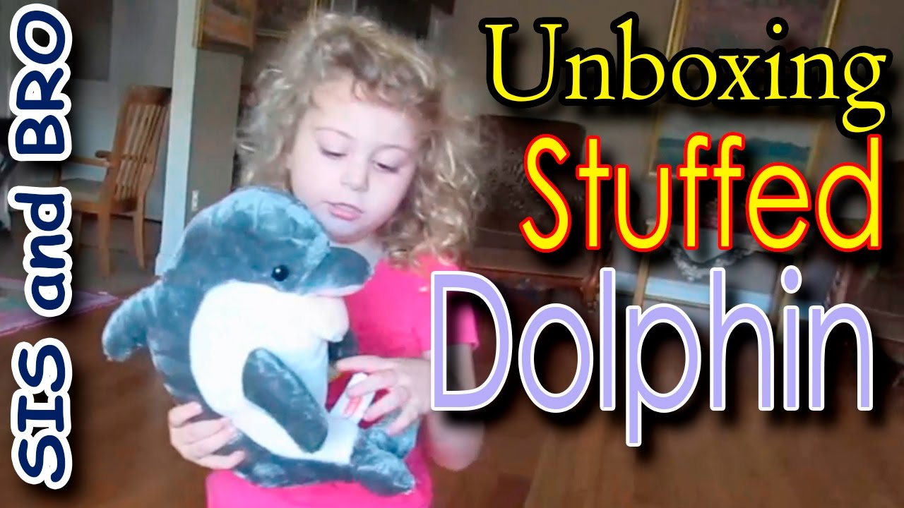 Unpacking Stuffed Animal Dolphin | Stuffed toy Dolphin Unboxing Review | Plush toys Unbox