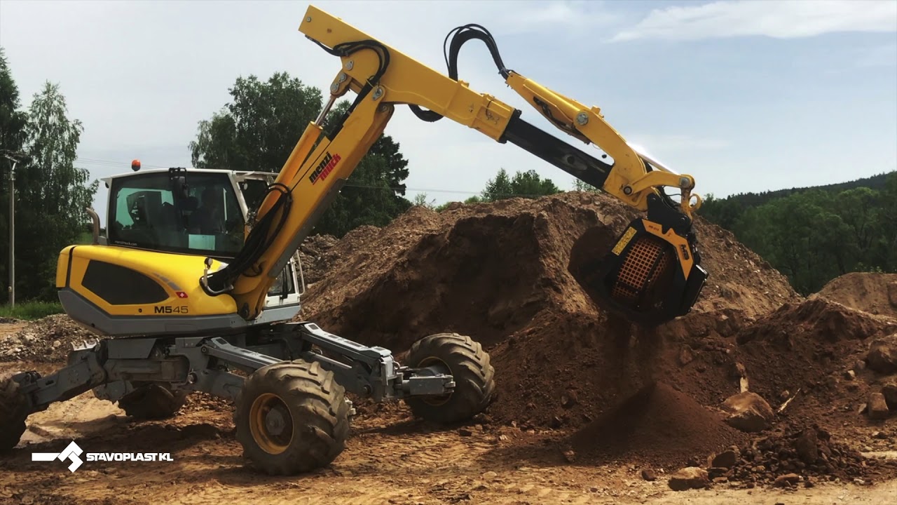 Třídící lopata / Screening bucket - Menzi Muck M545 / STAVOPLAST KL
