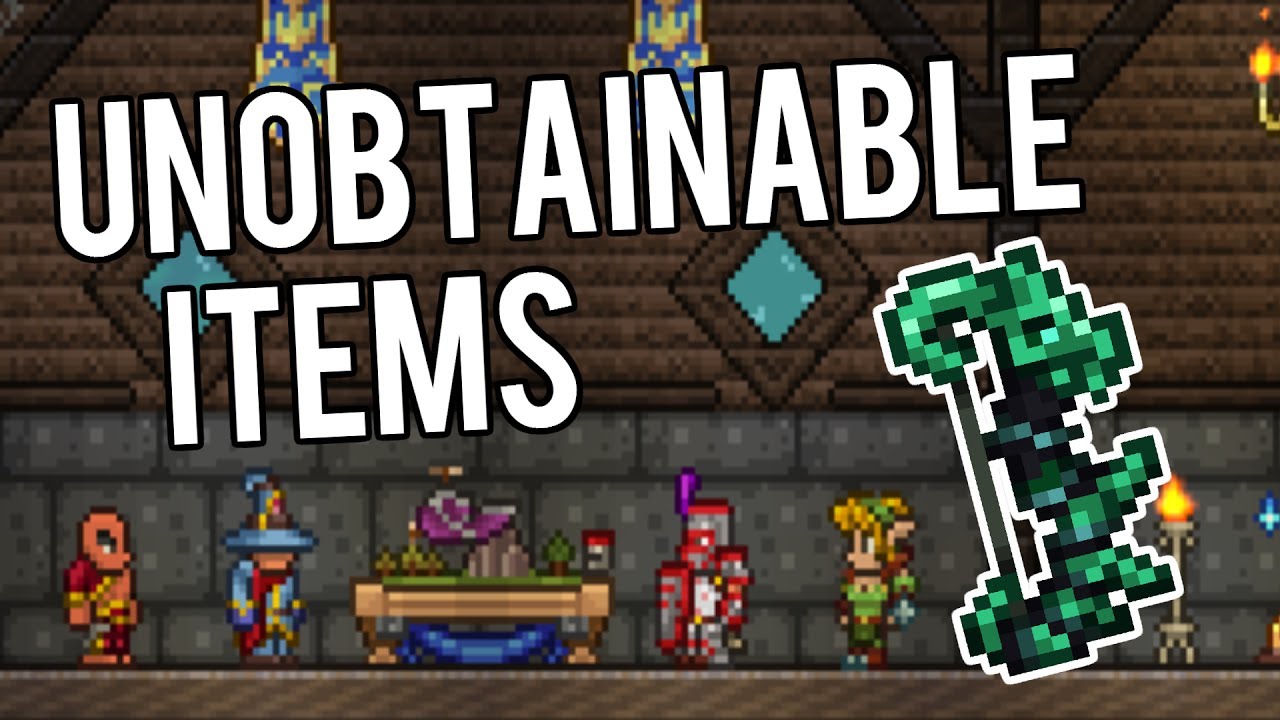 7 Hidden Unobtainable items in Terraria 1.3.4