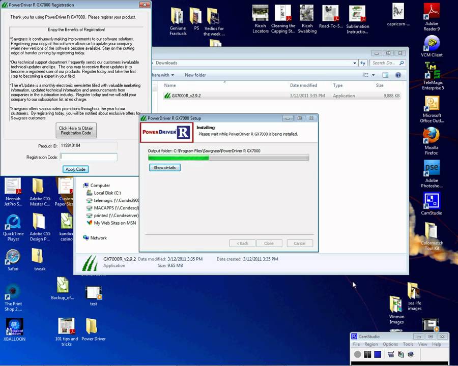 How to Setup the GX7000 Power Driver for Dye Sublimation -