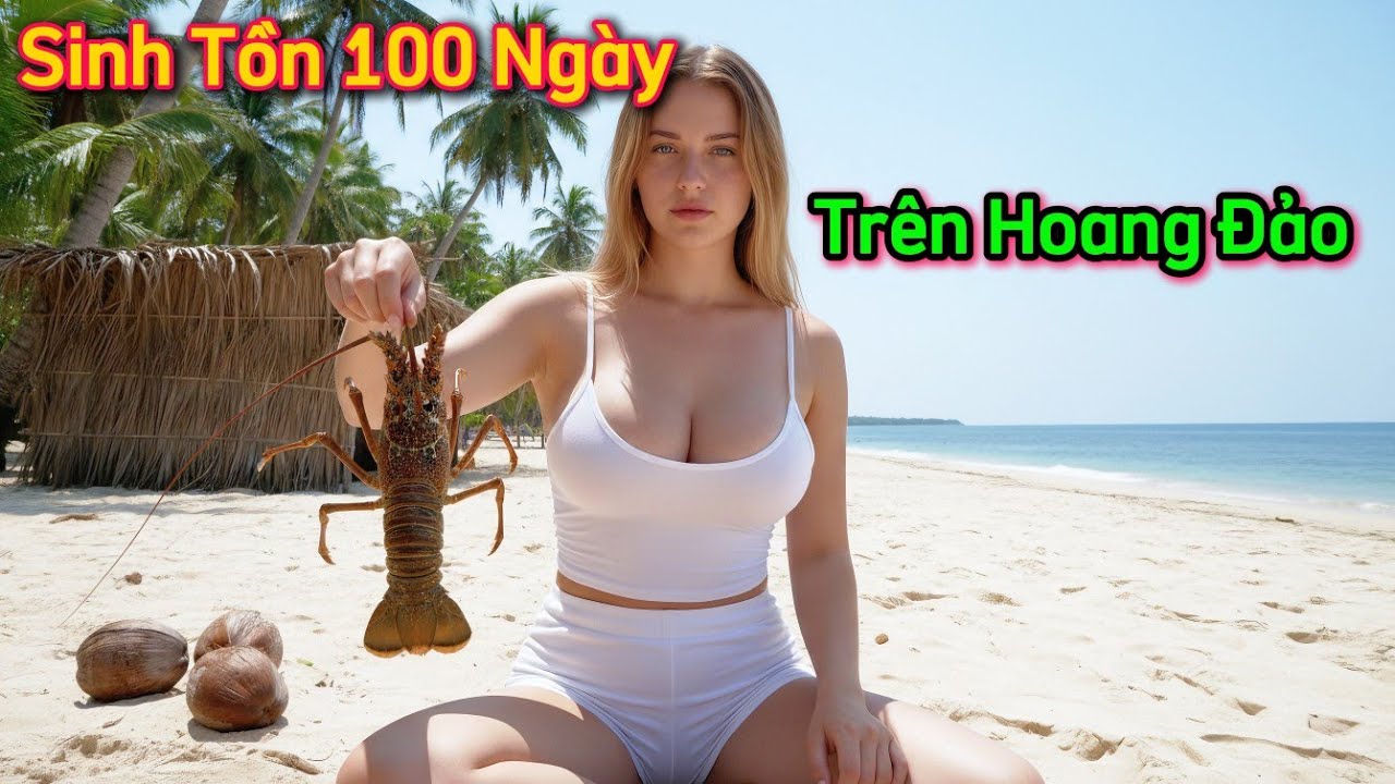 Cô gái và bạn trai thử thách sinh tồn 100 ngày trên đảo hoang để nhận 30 tỷ tiền mặt.