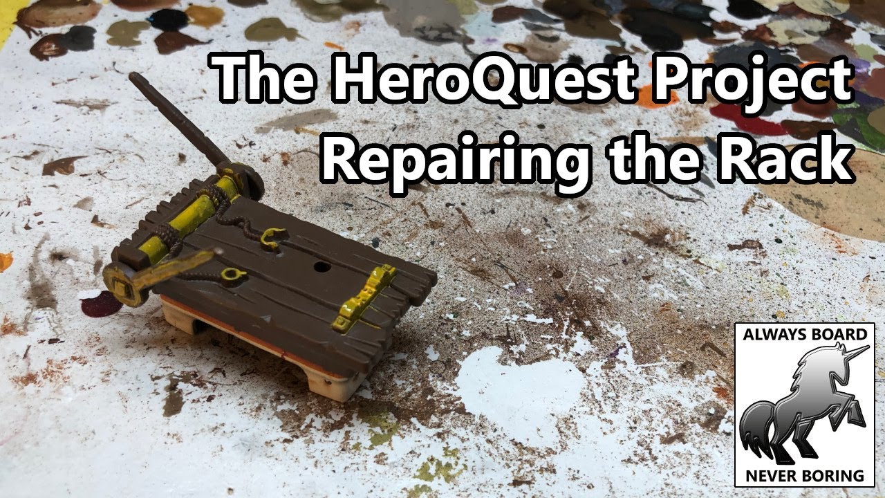 Restoring & Painting a HeroQuest Rack | Repairing Dungeon Furniture | HeroQuest Restoration Project