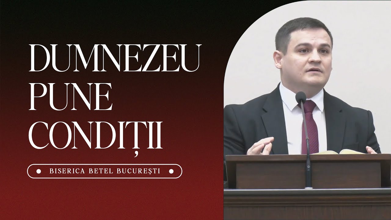 Alexandru Ivan - Dumnezeu pune condiții | 1 Februarie 2026 | Biserica Betel Bucuresti