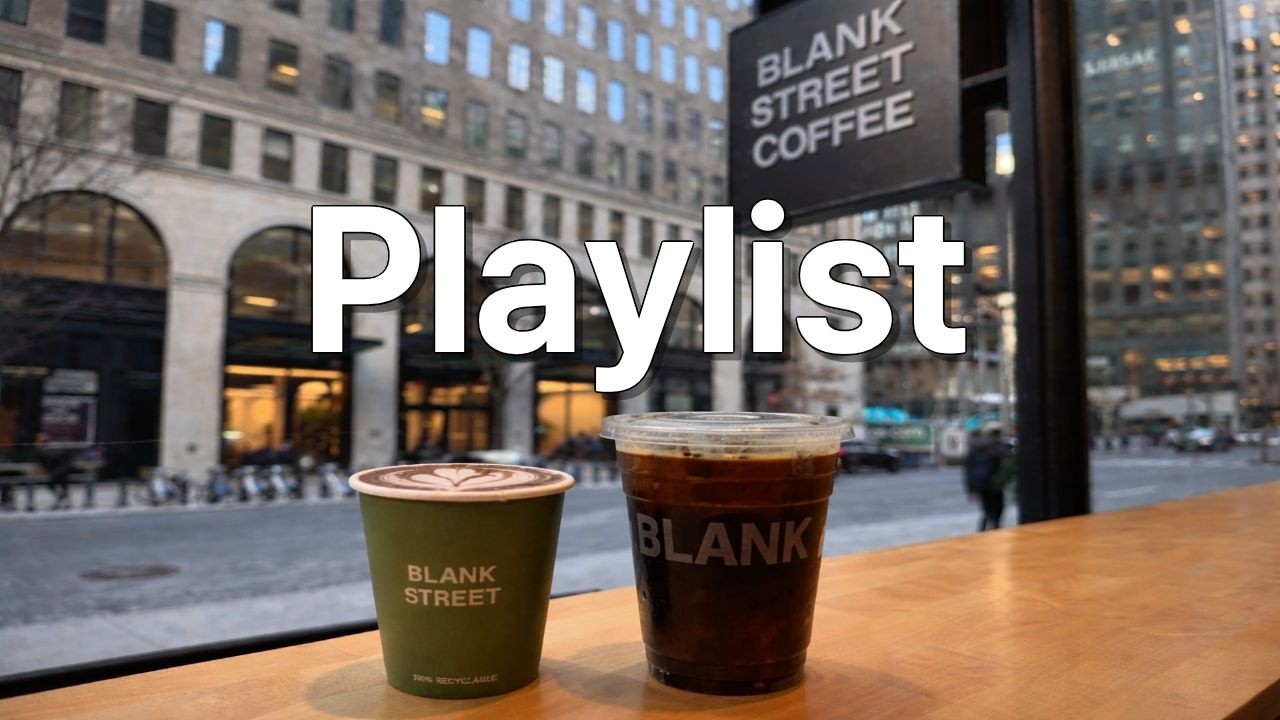 Playlist | 뉴욕 커피숍 감성, 공부·작업할 때 듣는 잔잔한 팝🗽 ☕