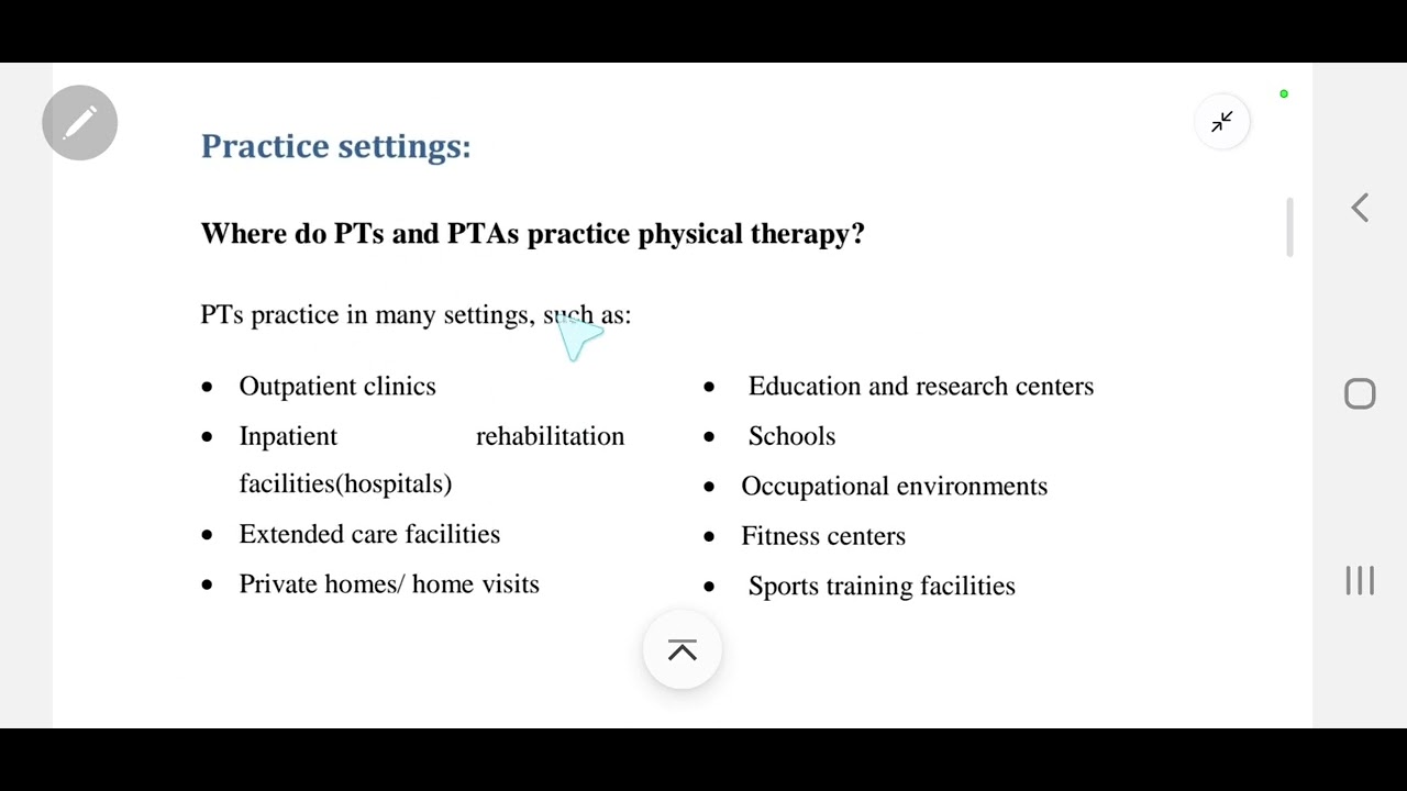 Re-evaluation and discharge plan (in physiotherapy settings)
