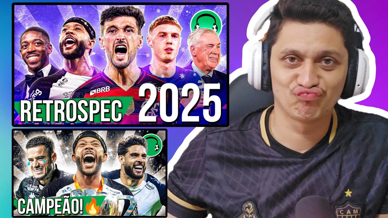 REACT - 🎵 RETROSPECTIVA 2025 E TIMÃO CAMPEÃO! Futparódias