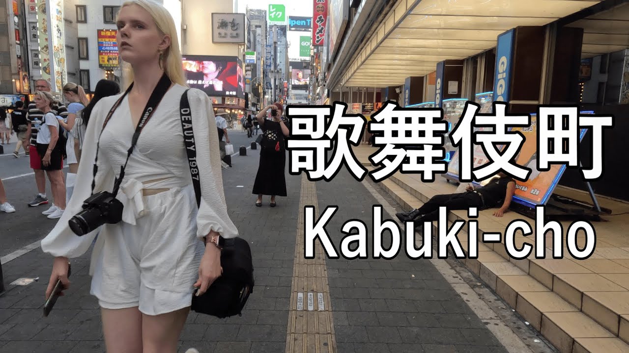 【4K】日本一の繁華街、歌舞伎町を散歩 Walking in KABUKI-CHO of Tokyo, busiest shopping district