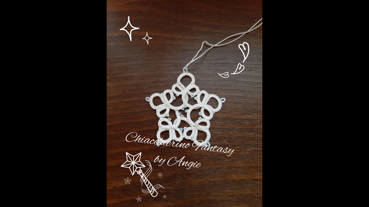 Chiacchierino Fantasy by Angie -Bilingual Tutorial n°25- Needle tatting 