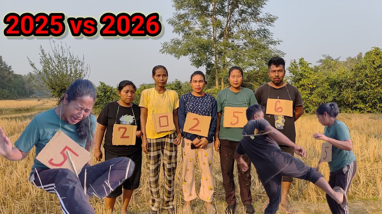  2025 vs 2026 // Bilsi gitcham re,angjok bilsi gital rebajok(Garo film comedy video) garocolortv 