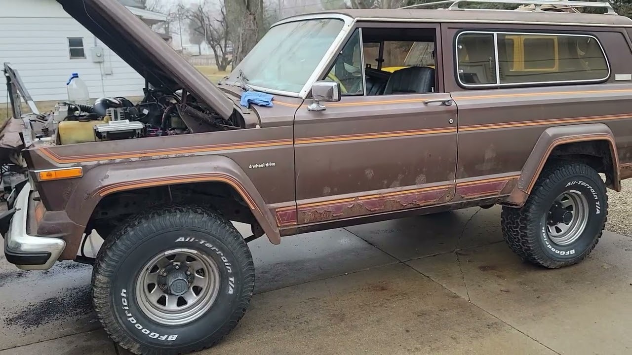 83 AMC Cherokee LS swap - IT Moves!