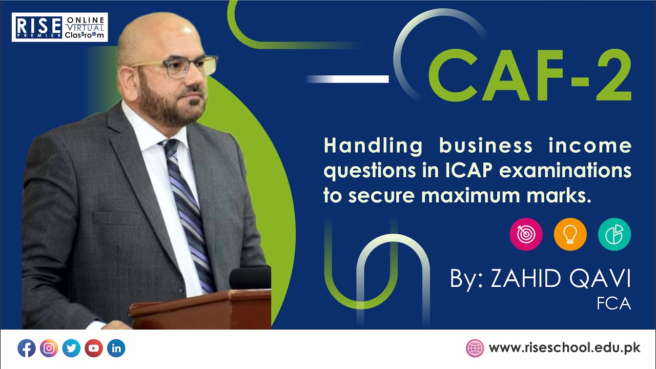 𝐇𝐚𝐧𝐝𝐥𝐢𝐧𝐠 𝐛𝐮𝐬𝐢𝐧𝐞𝐬𝐬 𝐢𝐧𝐜𝐨𝐦𝐞 𝐪𝐮𝐞𝐬𝐭𝐢𝐨𝐧𝐬 𝐢𝐧 𝐈𝐂𝐀𝐏 𝐞𝐱𝐚𝐦𝐢𝐧𝐚𝐭𝐢𝐨𝐧𝐬  𝐭𝐨 𝐬𝐞𝐜𝐮𝐫𝐞 𝐦𝐚𝐱𝐢𝐦𝐮𝐦 𝐦𝐚𝐫𝐤𝐬 𝐛𝐲 𝐒𝐢𝐫 𝐙𝐚𝐡𝐢𝐝 𝐐𝐚𝐯𝐢