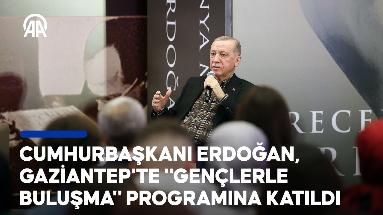 Cumhurbaşkanı Erdoğan, Gaziantep'te 