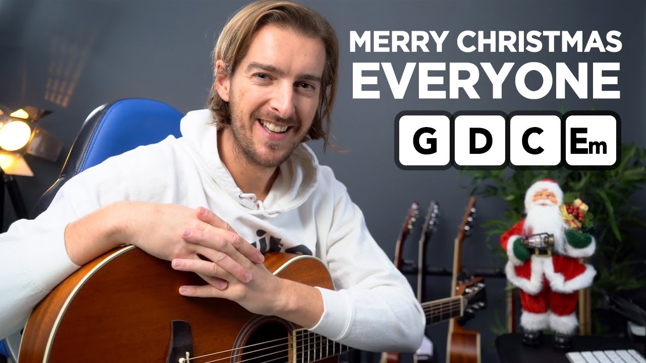 Merry Christmas Everyone (Shakin' Stevens) Acoustic Guitar Tutorial