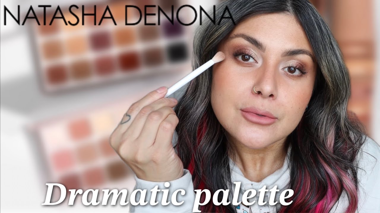 NEW Natasha Denona Texture & Tone Eyeshadow palette: Dramatic | is this boring palette ALL THAT?