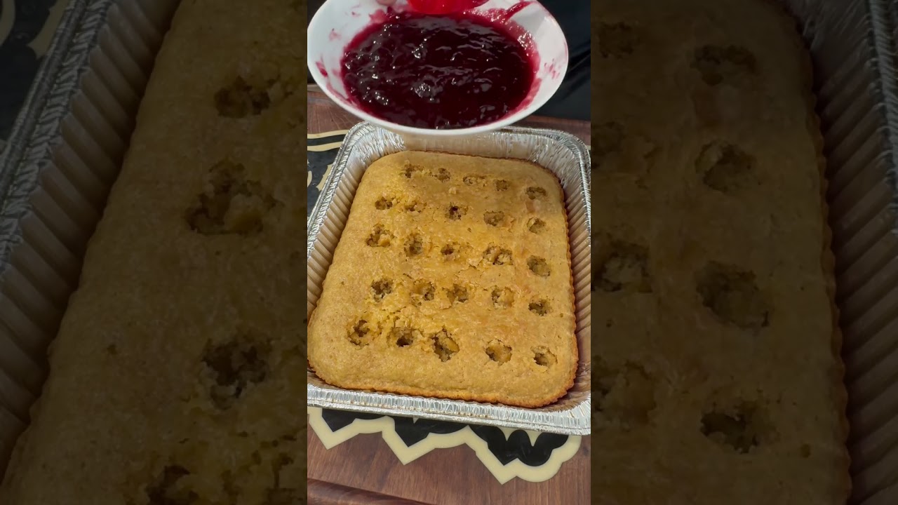 Пирог с копченым арахисовым маслом и желе