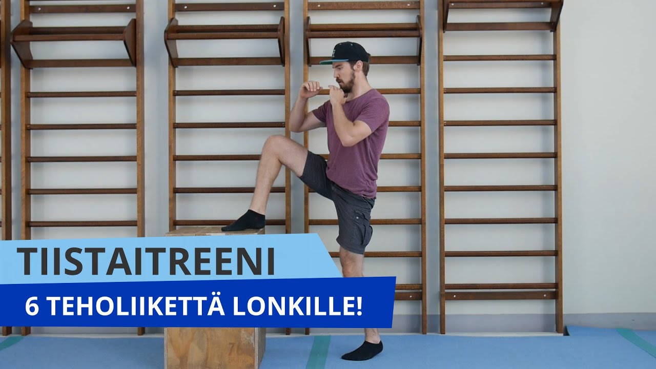 Tiistaitreeni - 6 teholiikettä lonkille!