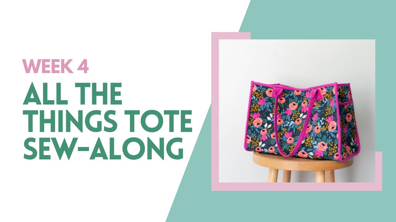 Конкурс сумок-шопперов All the Things Tote Sew-along 2024 — Неделя 4 — Вопросы и ответы в прямом ...
