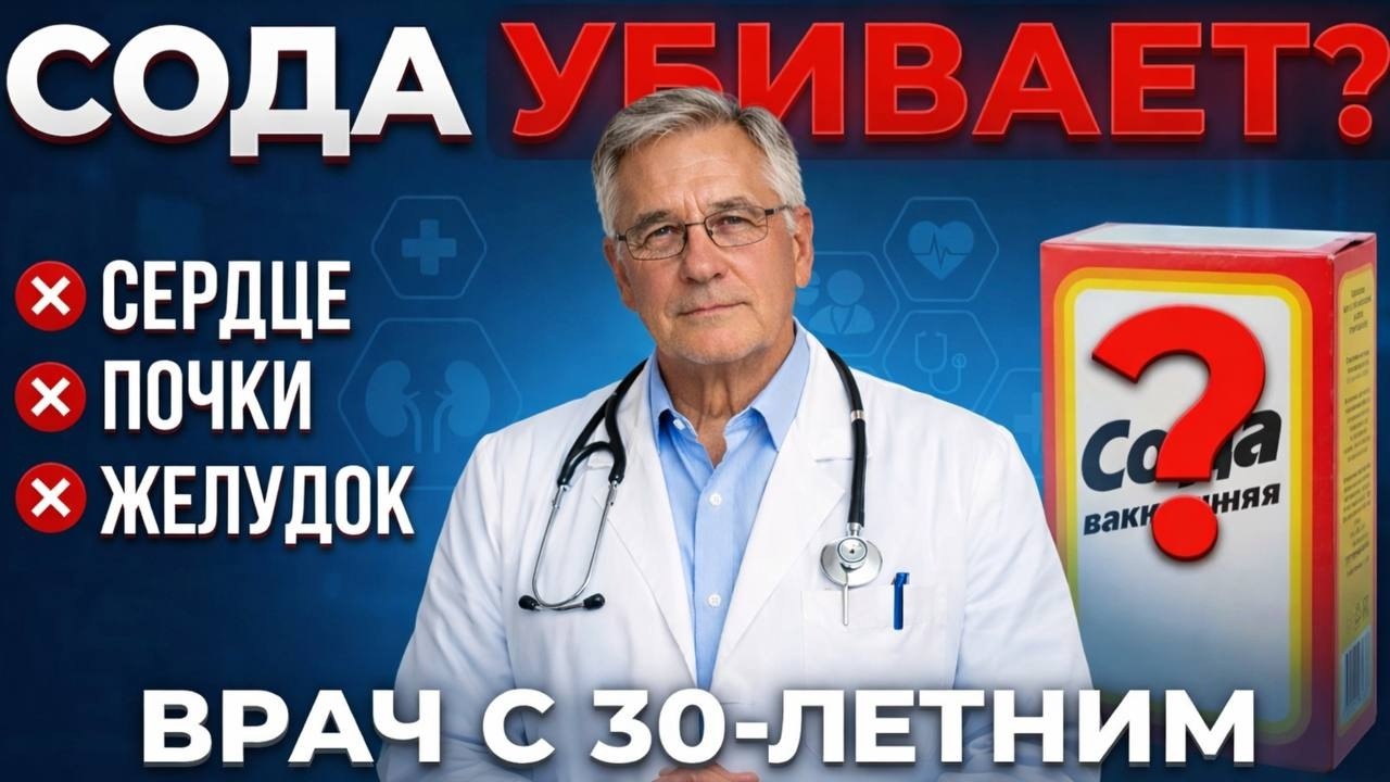 Сода: убийца или спасение? Разрушаем мифы для 55+ | доктор Дмитрий Корнев