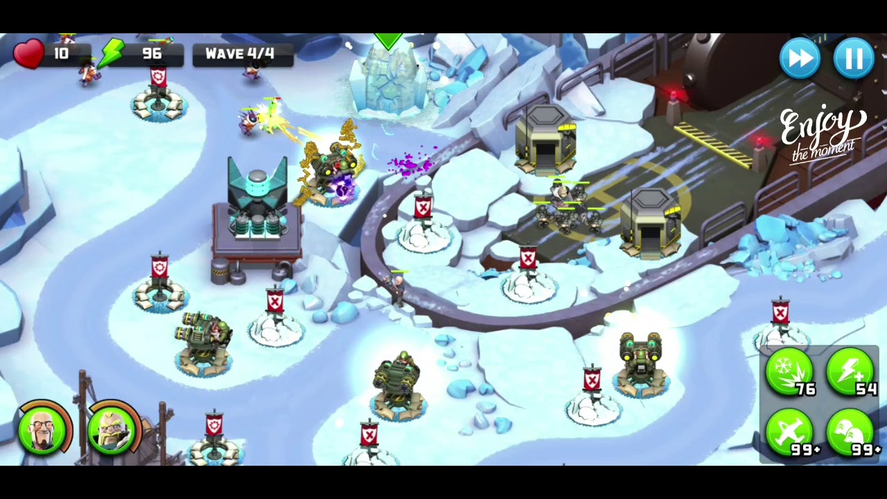 On the Mend : Hard w/o items w/ Gravitas + Avalanche (Gatling Madness) | Alien Creeps