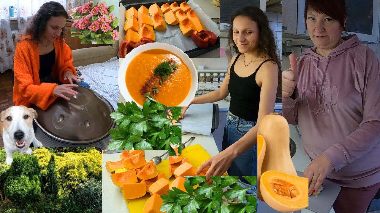 Готовим тыквенный суп. Жизнь в Украине #familyvlog
