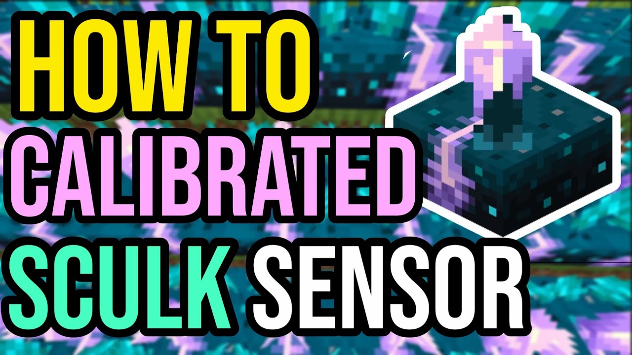 How To Use CALIBRATED Sculk SENSOR In Minecraft! | PS4/5, Xbox, MCPE, Switch, Bedrock & Java!