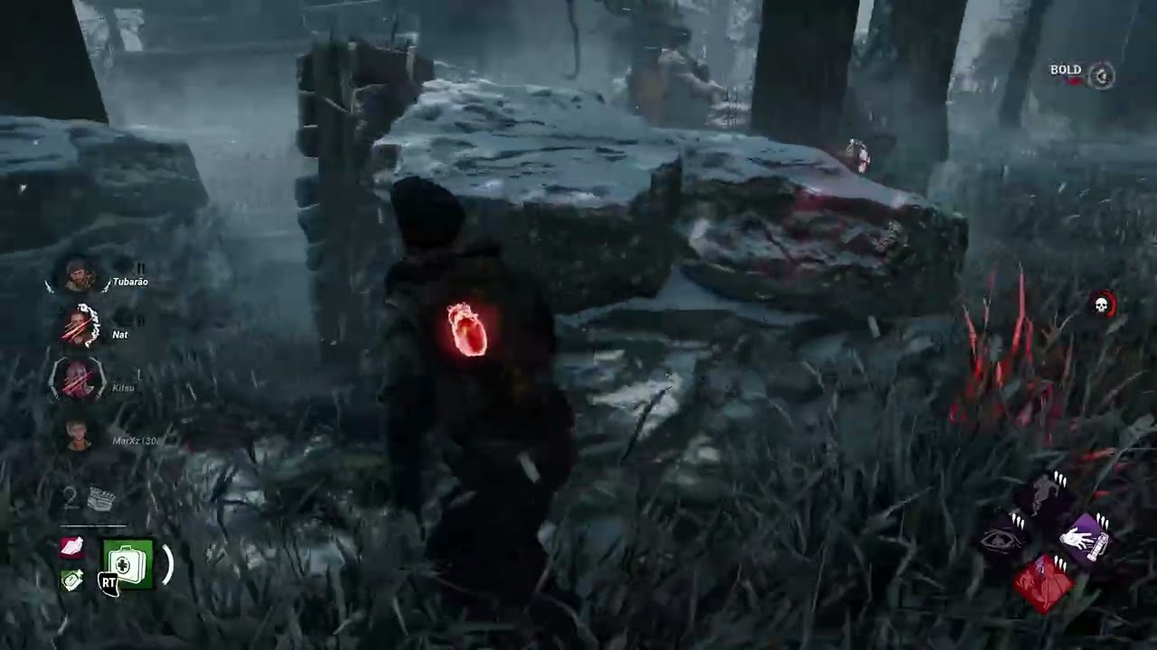 Vs. a Wesker and 2 very lucky Flashbang tosses in Dead by Daylight