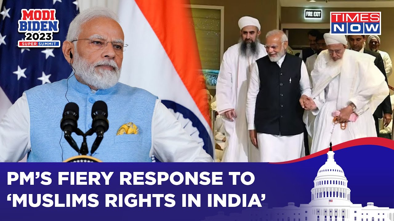 PM Modi's Fiery Response In White House After Reporter Raises 'Concerns' On 'Muslims In India'
