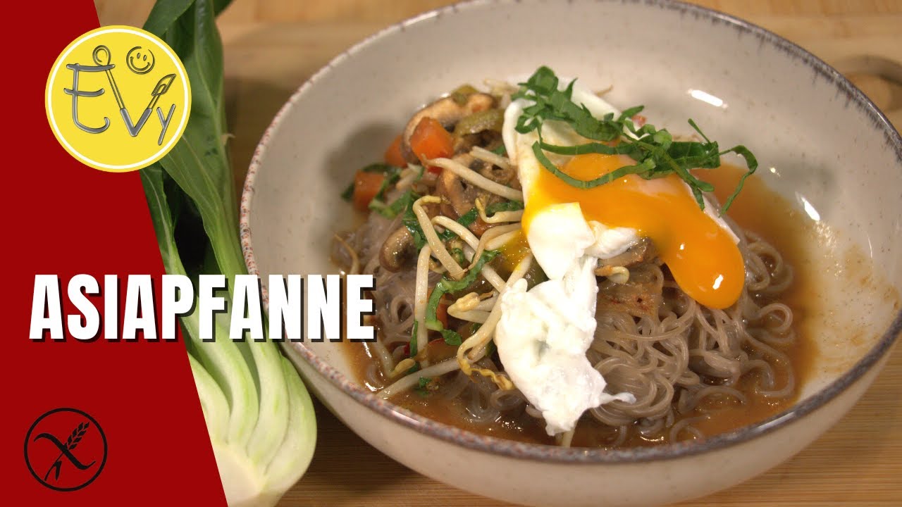 Leckeres Asia Nudeln Rezept mit glutenfreien Ramen!