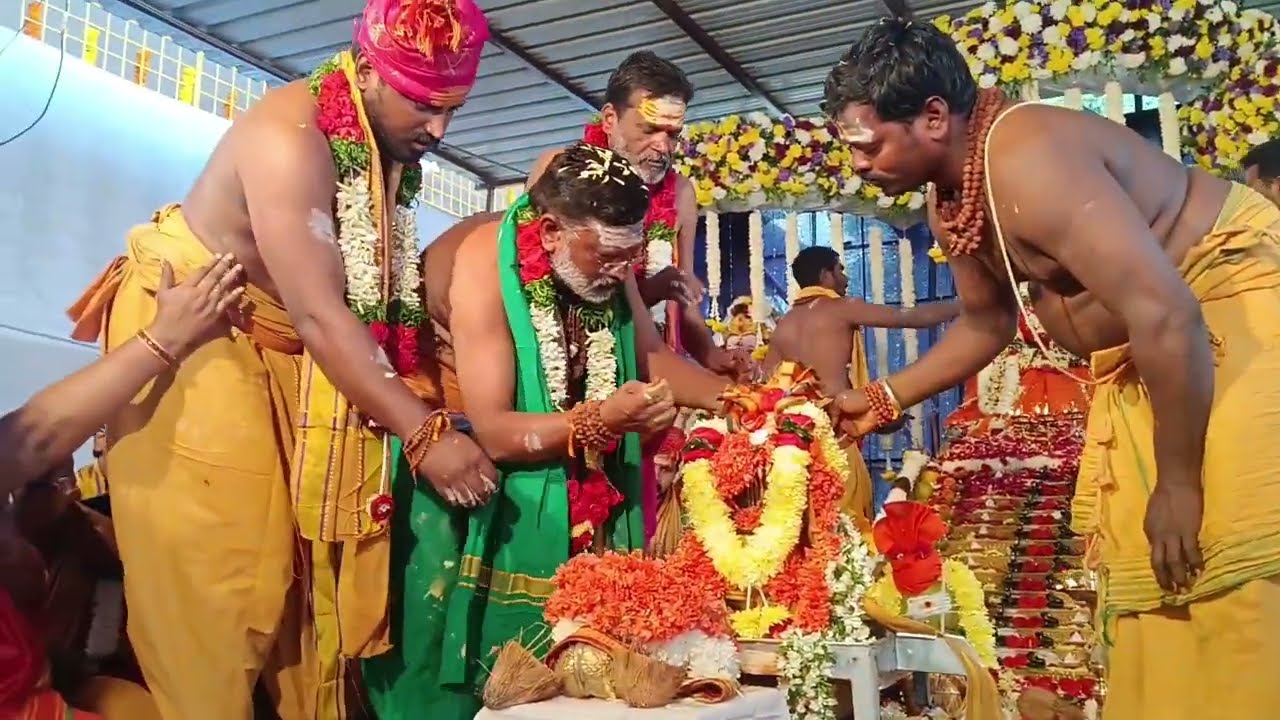 Siva swamy s PADI puja bhajans mohotsav in Sri Bhramarambika mallikarjuna swamy temple #hindugod 