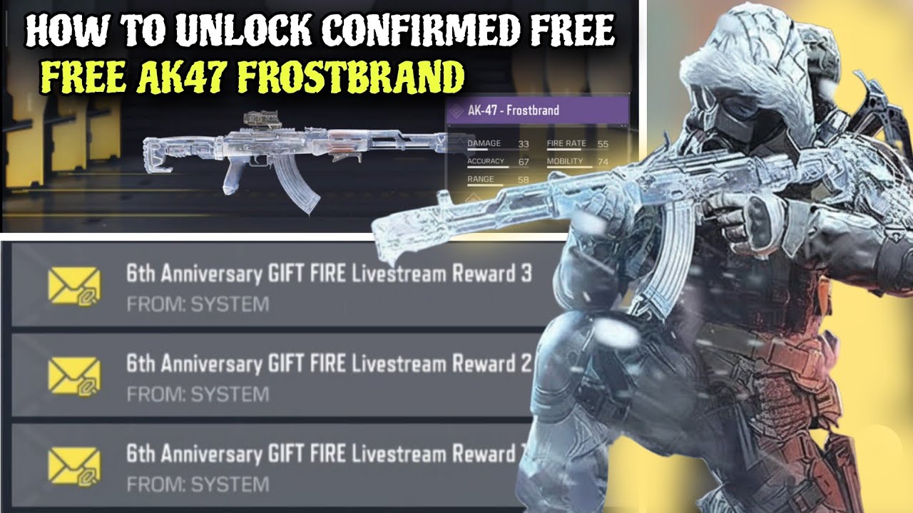 Как разблокировать гарантированное постоянное бесплатное оружие AK47 FROSTBRAND в Codm 2025 | Бес...