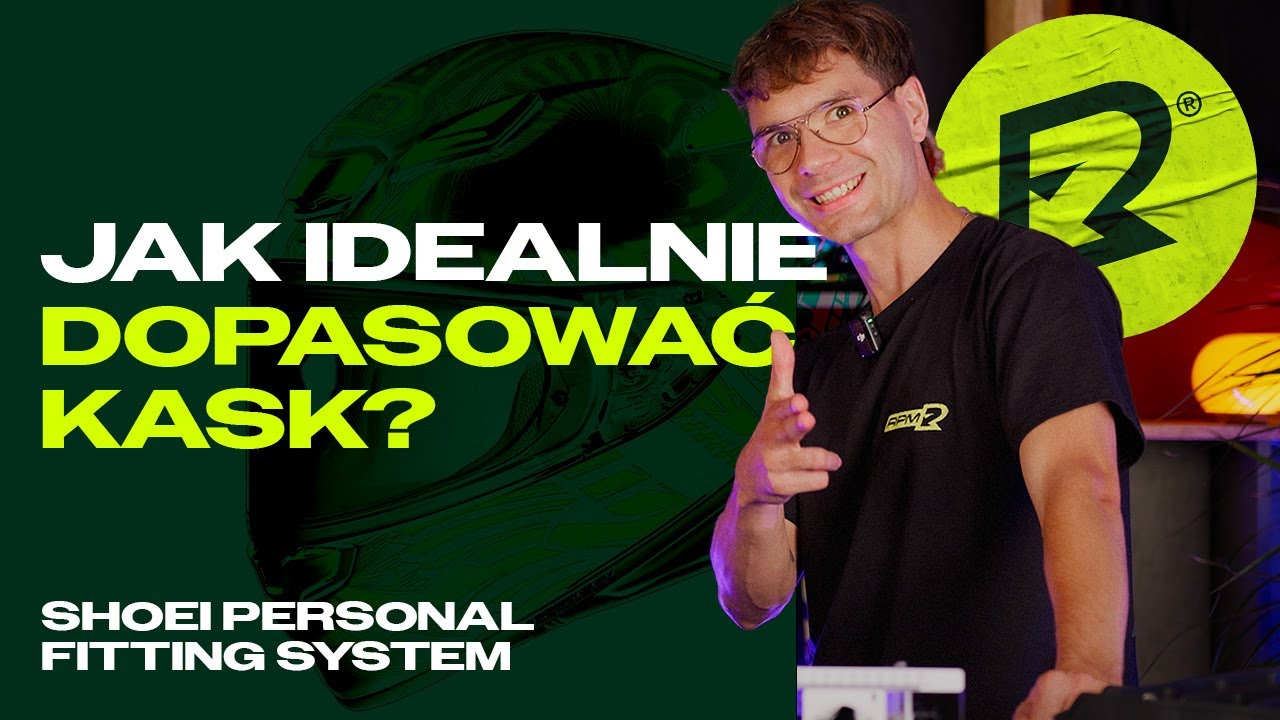 Jak idealnie dopasować kask motocyklowy? Shoei Personal Fitting System (PFS).