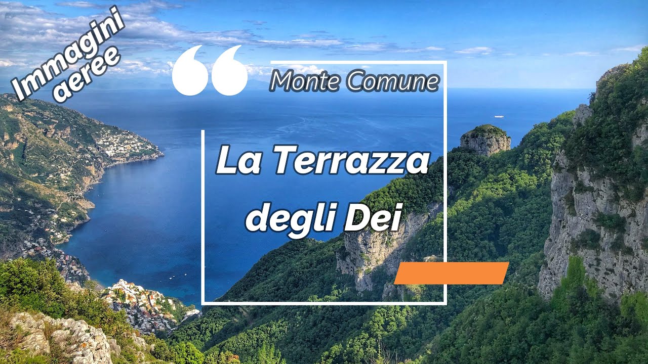 Positano Vico Equense Monte Comune - Vedute aeree mozzafiato della Costiera Amalfitana e Sorrentina