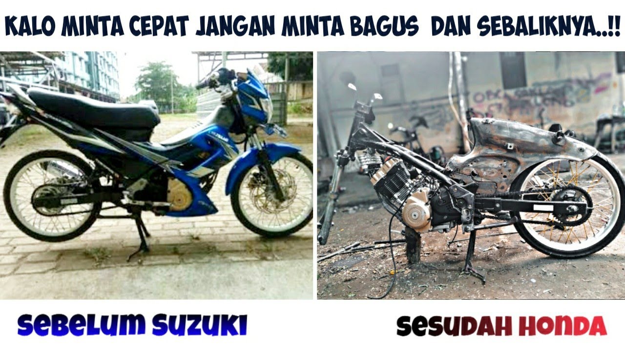KADES Alastlogo modif SatriaFU jadi C70 Custom 2 hari nonstop | proses mulai Nol - selesai