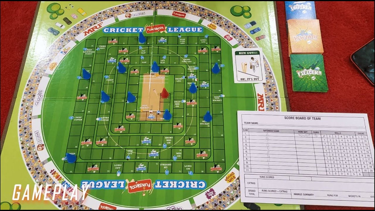 How to play Funskool CRICKET LEAGUE board game in hindi