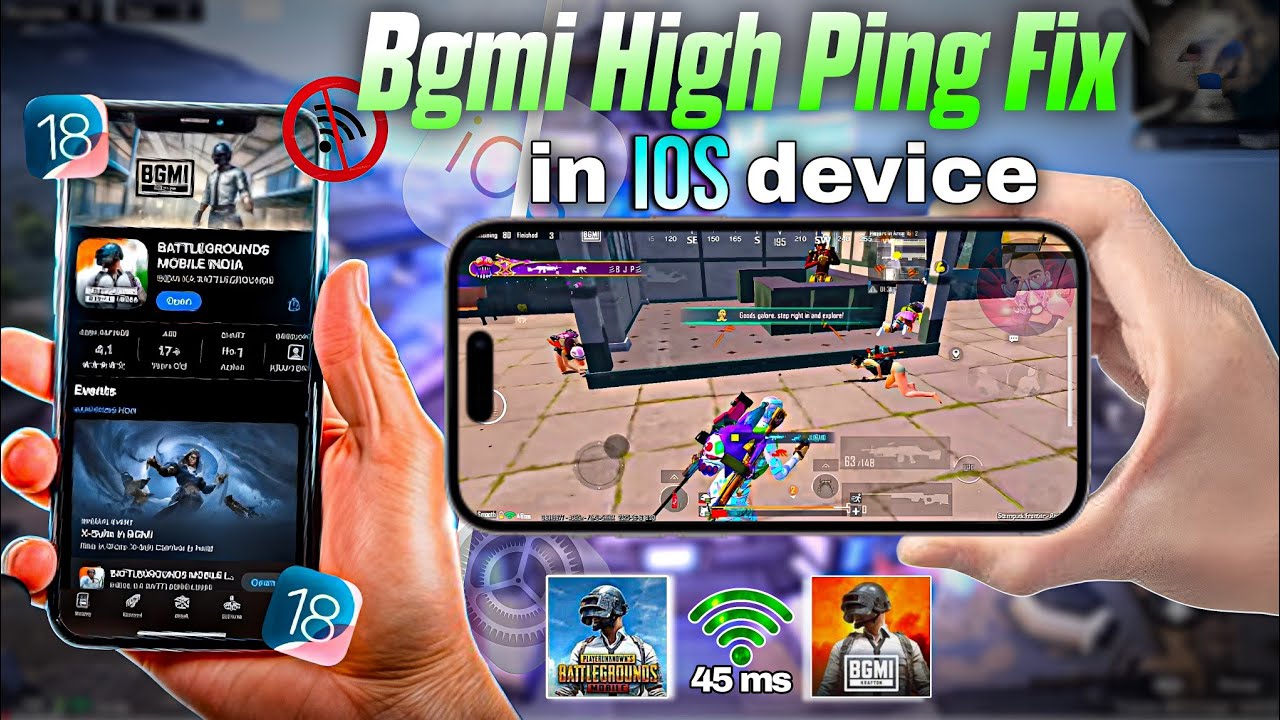 How to Fix High Ping in BGMI on iOS (iPhone & iPad) High Ping Problem Fix in Bgmi Pubg Mobile