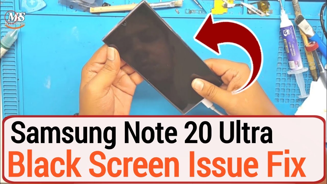 Samsung Note 20 Ultra Black Screen Issue Fix || Galaxy Note 20 Black Screen Or Won't Turn On? Fix