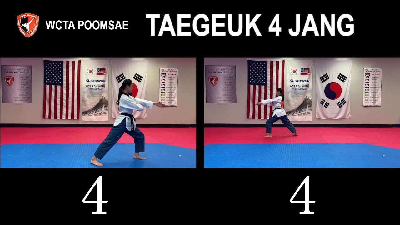 WCTA Poomsae Tae Geuk Sah Jang