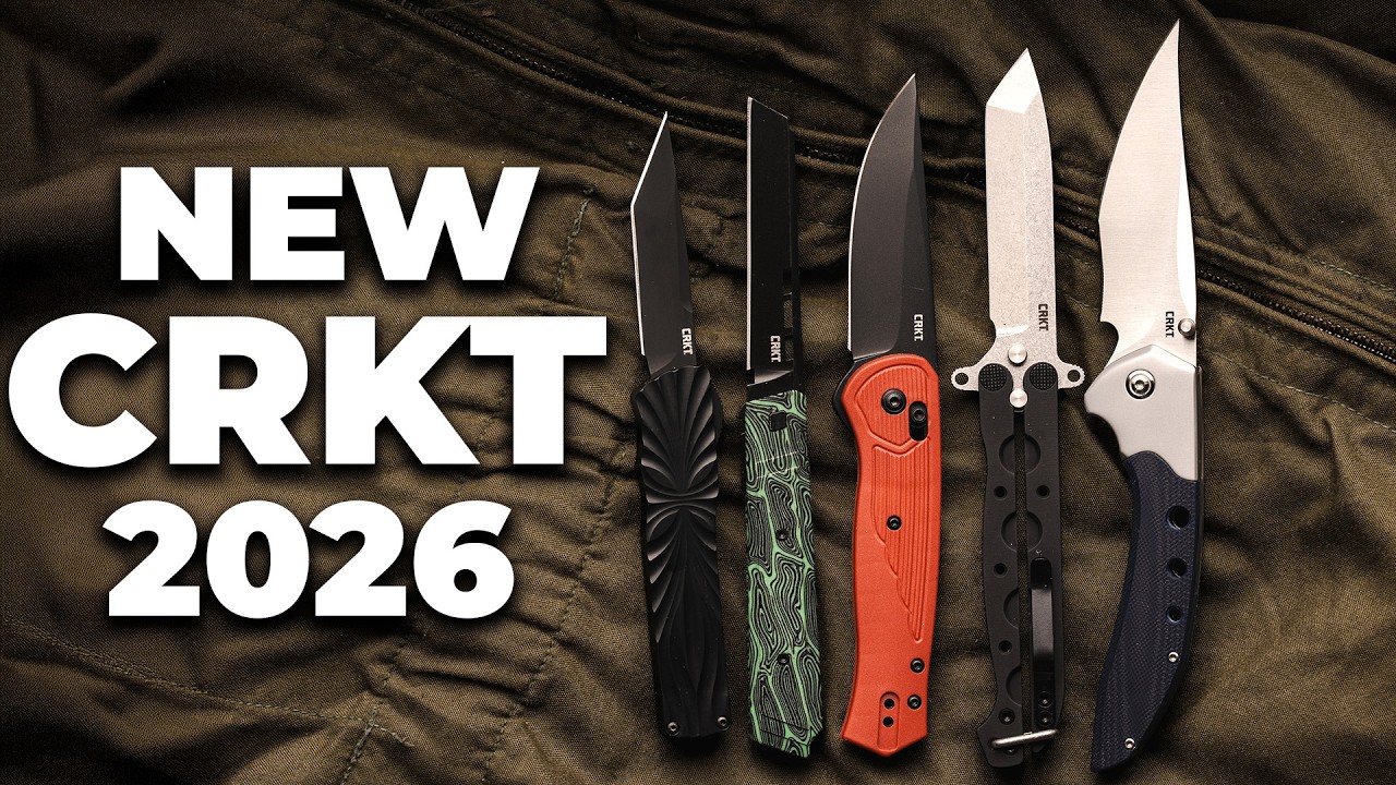 Новые ножи CRKT на 2026 год