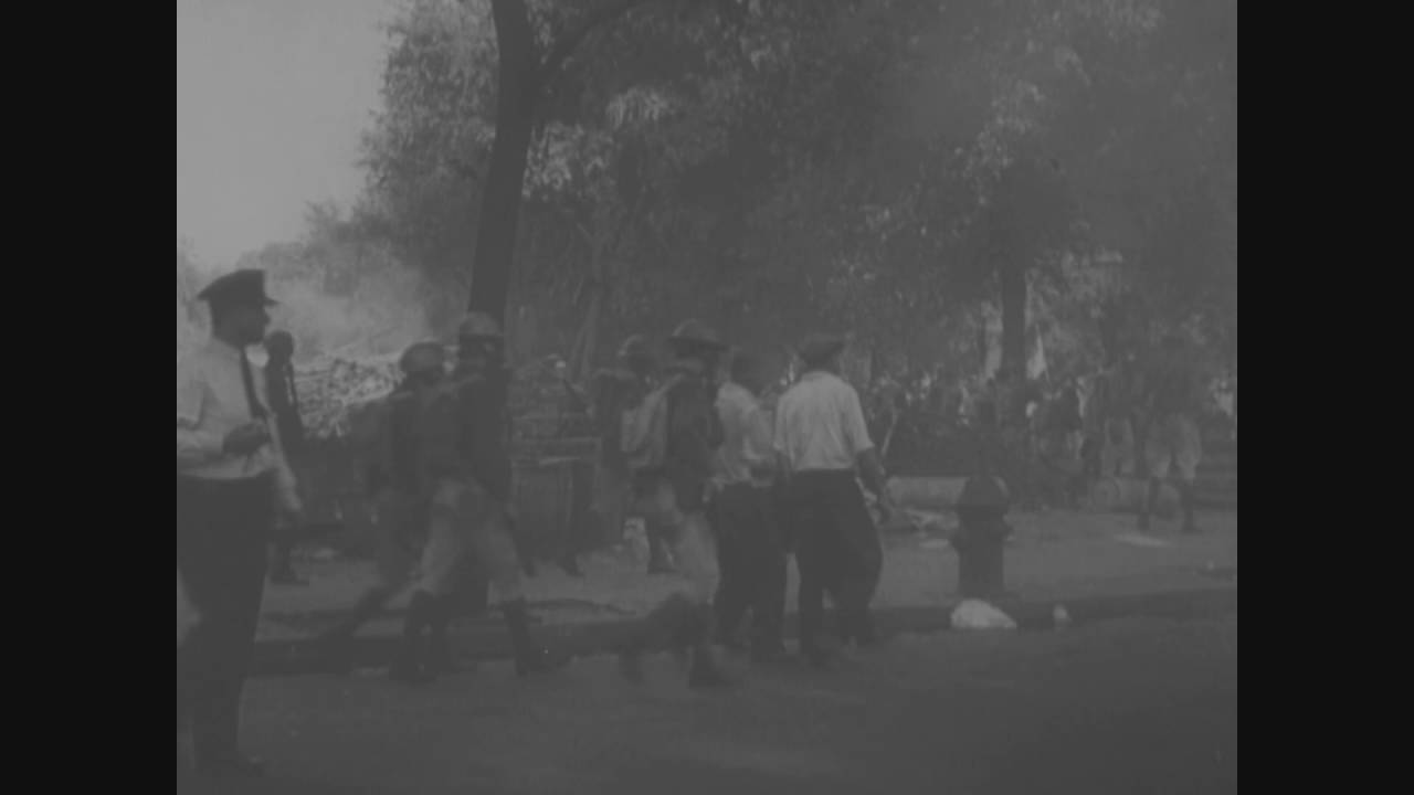 Bonus Army Riots in Washington, D.C., July 1932